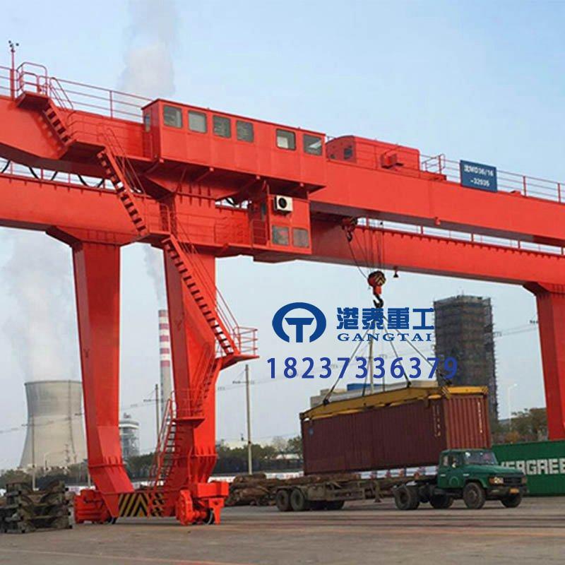 内河码头小型集装箱门式起重机，经济实用